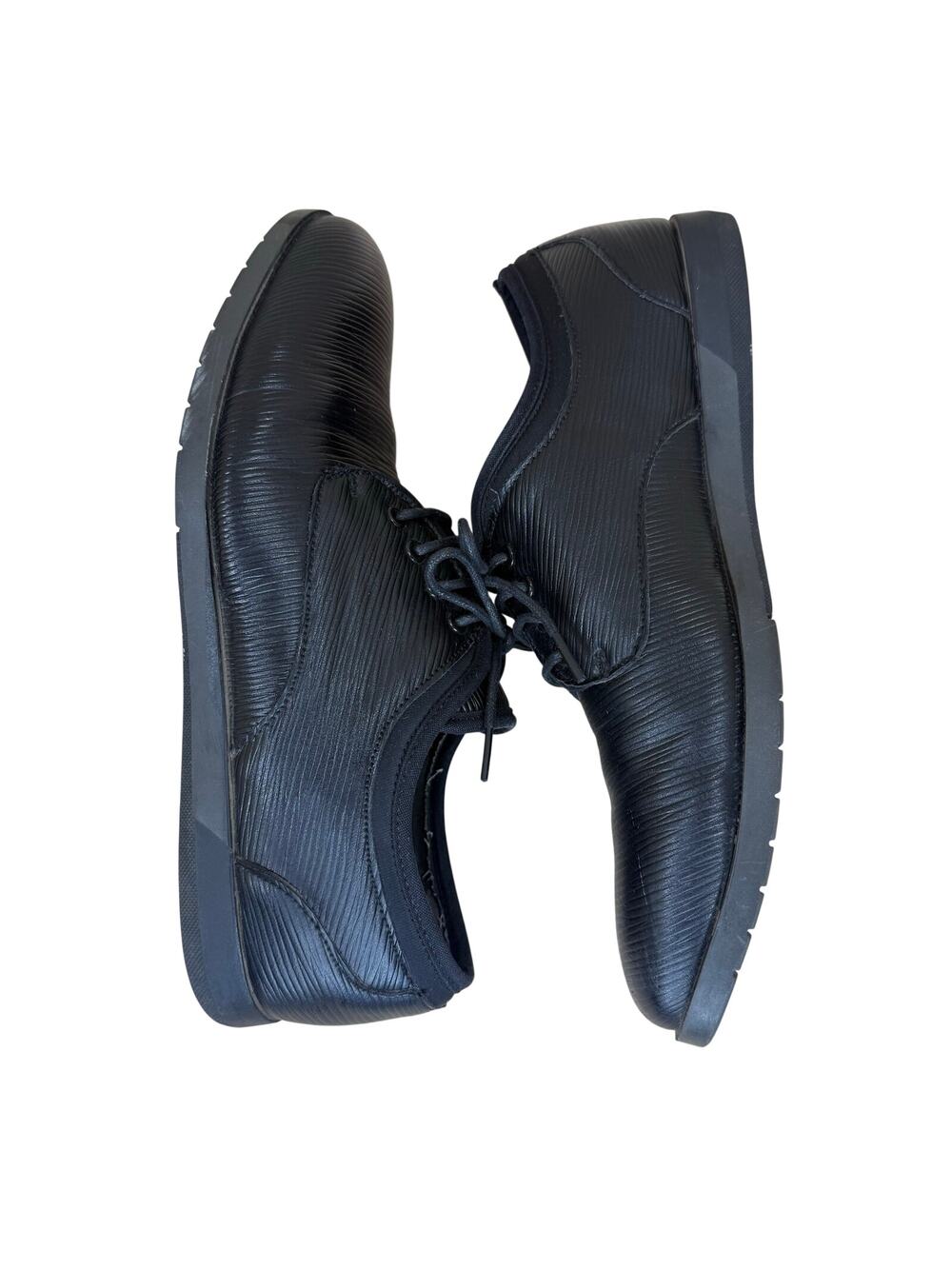 Hawke & Co Mario Derby Shoes Men’s 9 Black Memory Foam Comfort Lace Up Casual